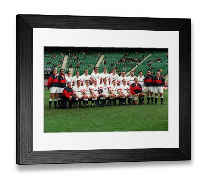 Framed Print : England Ru Team Group Framed Print : England Ru Team Group