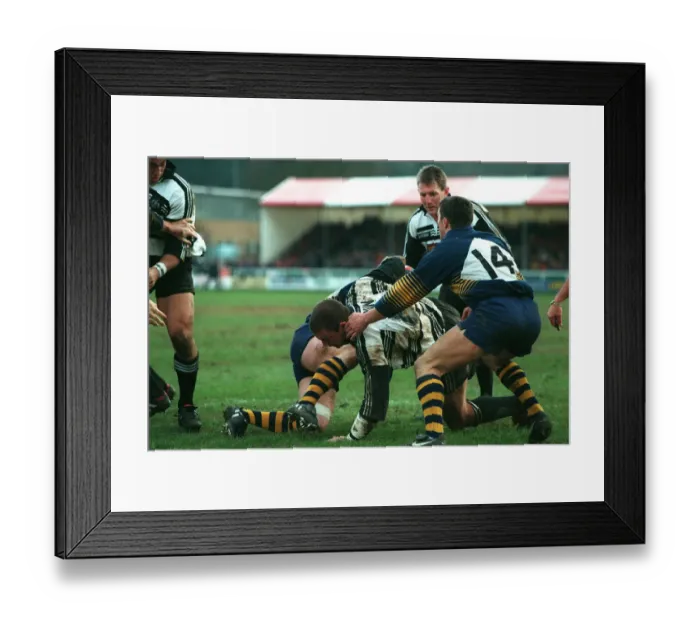 Framed Print : Dean Ryan Newcastle Rugby Union 02 February 1998 Date: 02 February 1998