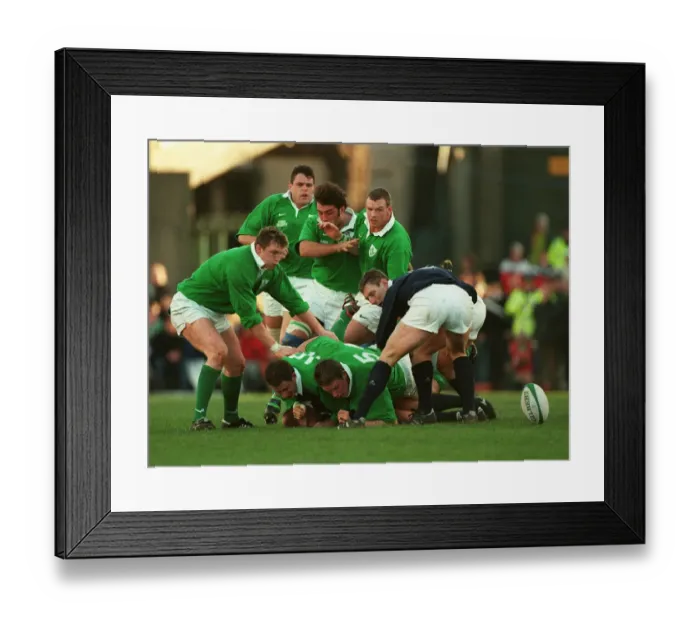 Framed Print : Armstrong & Chalmers Win Ball Framed Print : Armstrong & Chalmers Win Ball