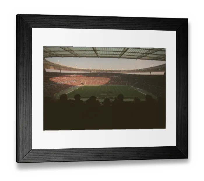 Framed Print : Teams Line Up For Anthems Framed Print : Teams Line Up For Anthems