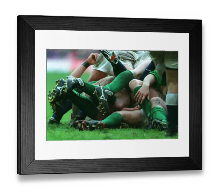 Framed Print : Rugby Boots