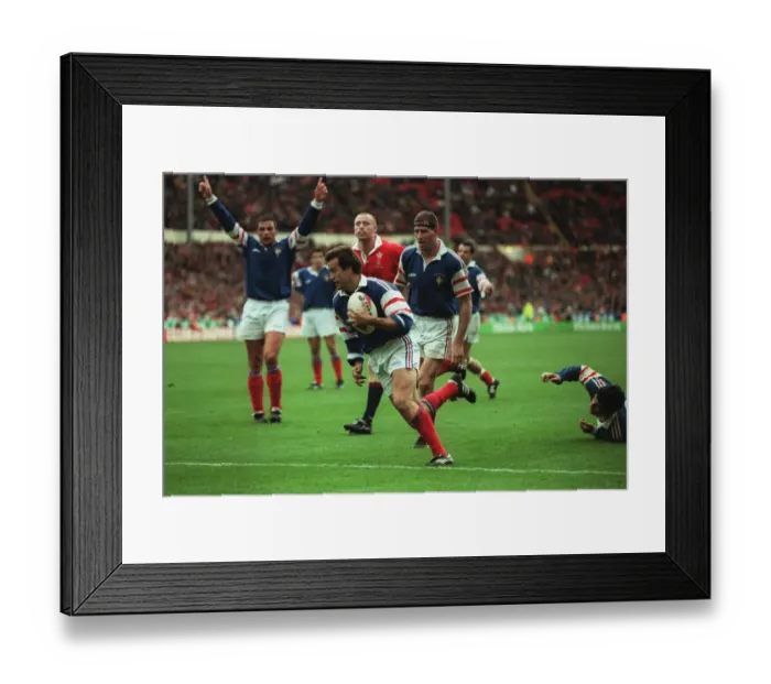 Framed Print : Galthie Scores French Try Framed Print : Galthie Scores French Try