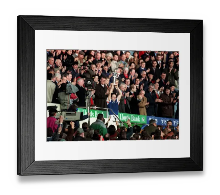 Framed Print : Ibanez Lifts 5 Nation Trophy Framed Print : Ibanez Lifts 5 Nation Trophy