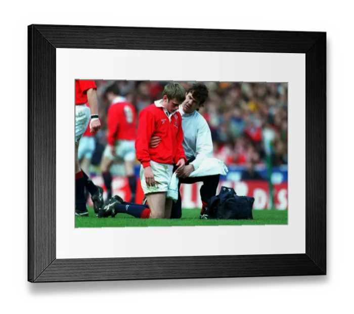 Framed Print : Injury To Kevin Morgan Framed Print : Injury To Kevin Morgan