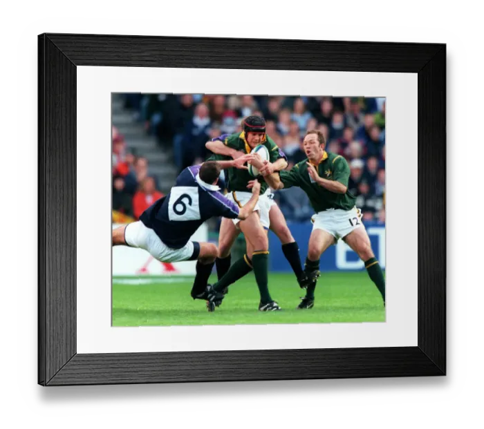Framed Print : Rassie Erasmus & Martin Leslie Framed Print : Rassie Erasmus & Martin Leslie