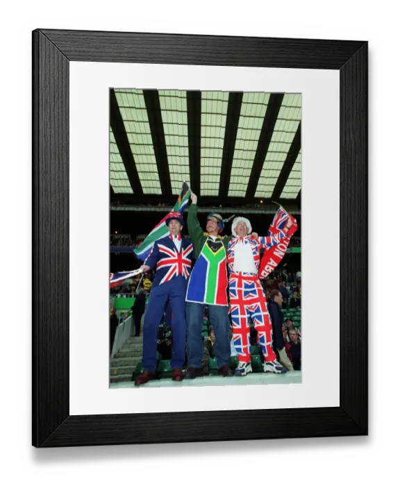 Framed Print : Rugby Fans At Twickenham Framed Print : Rugby Fans At Twickenham