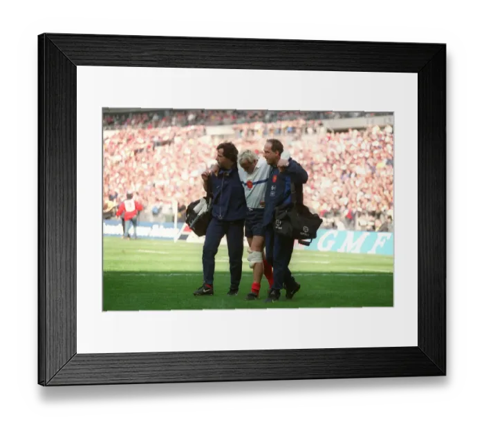 Framed Print : Injury To Thomas Castaignede Framed Print : Injury To Thomas Castaignede