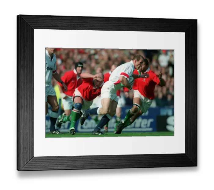 Framed Print : Dallaglio, Lewis & Charvis Framed Print : Dallaglio, Lewis & Charvis