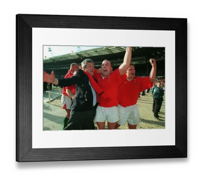 Framed Print : Garin Jenkins Celebrates Win
