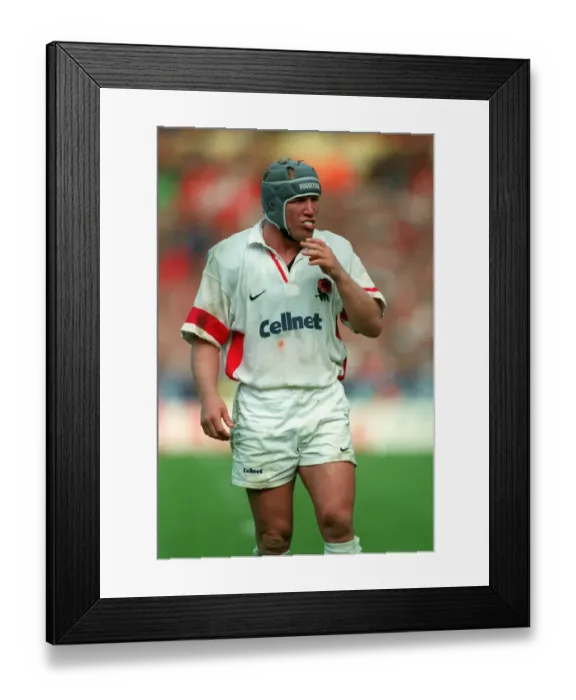 Framed Print : Neil Back England and Leicester Tigers Rugby Union 11 April 1999 Date: 11 April 1999 Framed Print : Neil Back England and Leicester Tigers Rugby Union 11 April 1999 Date: 11 April 1999