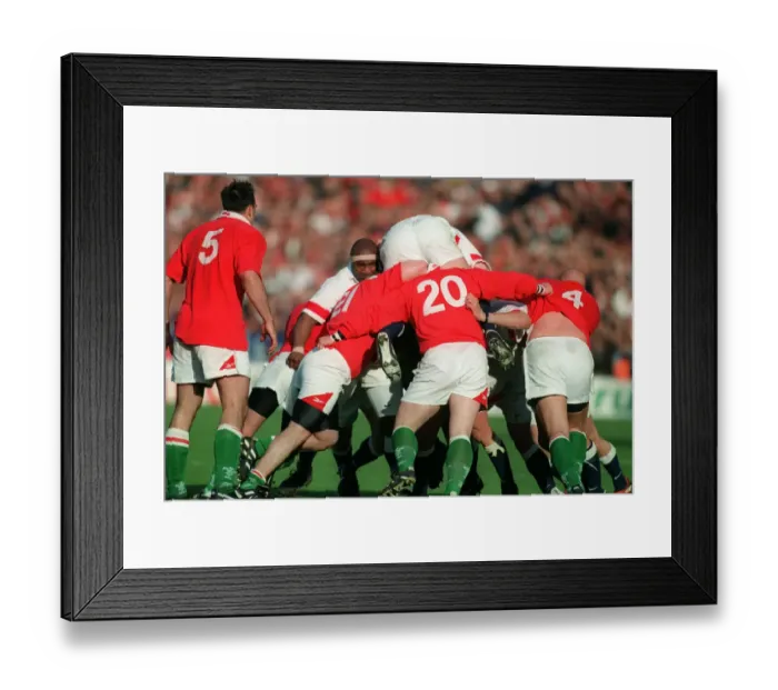 Framed Print : Rodber Is Lifted By The Ruck