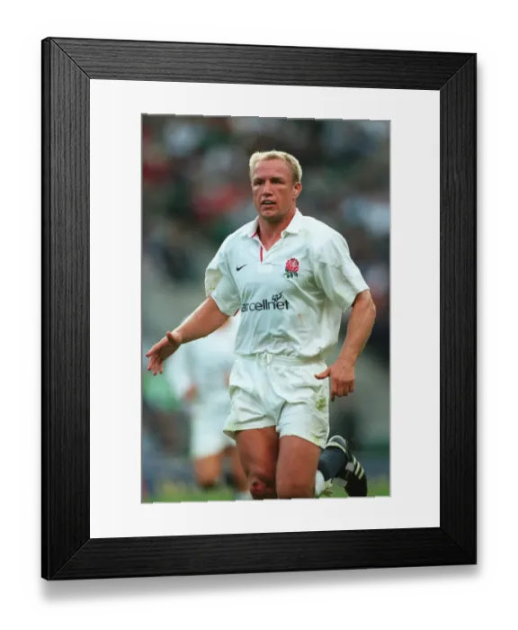 Framed Print : Neil Back England and Leicester Tigers Rugby Union 22 August 1999 Date: 22 August 1999