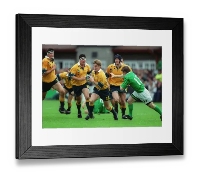 Framed Print : Tim Horan & Brian O Driscoll Framed Print : Tim Horan & Brian O Driscoll