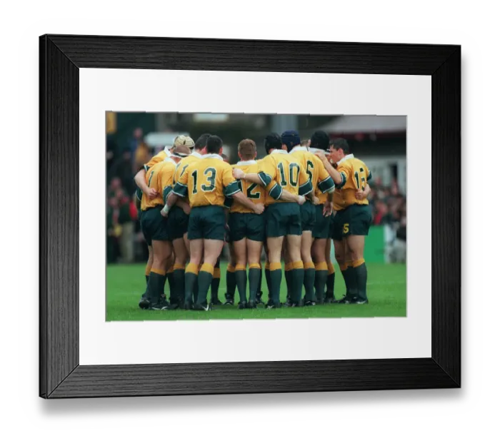 Framed Print : Australian Team Talk Framed Print : Australian Team Talk