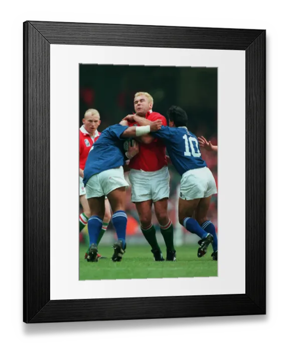 Framed Print : Scott Quinnell, Bachop & Leota Framed Print : Scott Quinnell, Bachop & Leota
