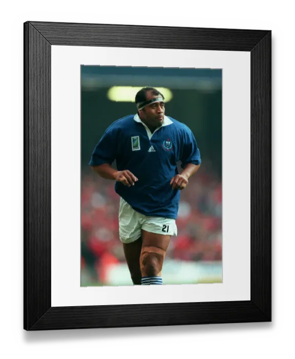 Framed Print : Mike Mika Samoa Rugby Union 14 October 1999 Date: 14 October 1999 Framed Print : Mike Mika Samoa Rugby Union 14 October 1999 Date: 14 October 1999