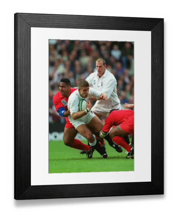 Framed Print : Joe Worsley Breaks Through Framed Print : Joe Worsley Breaks Through