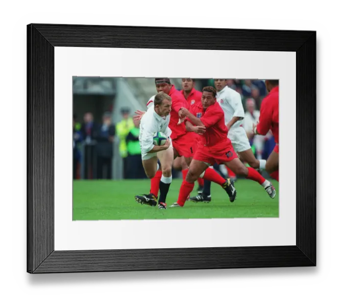 Framed Print : Matt Dawson & Elisi Vunipola Framed Print : Matt Dawson & Elisi Vunipola