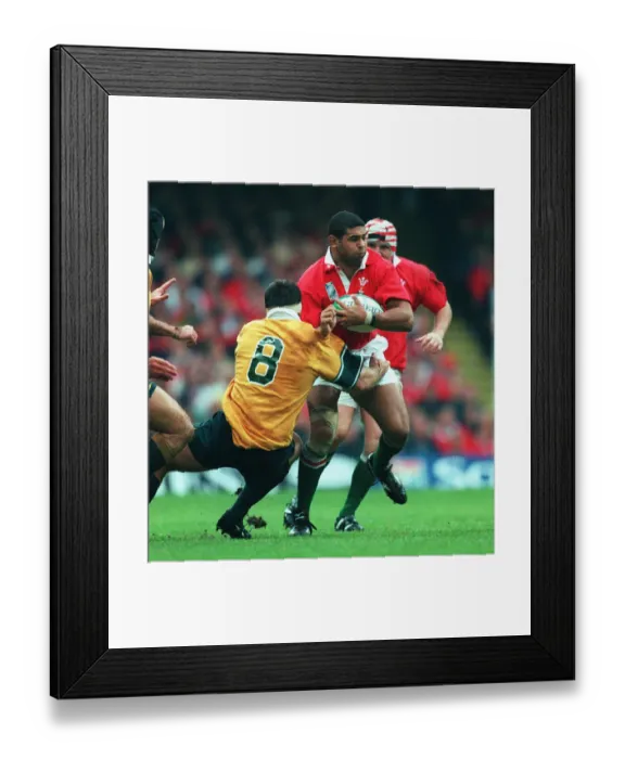 Framed Print : Colin Charvis & Tiaan Strauss