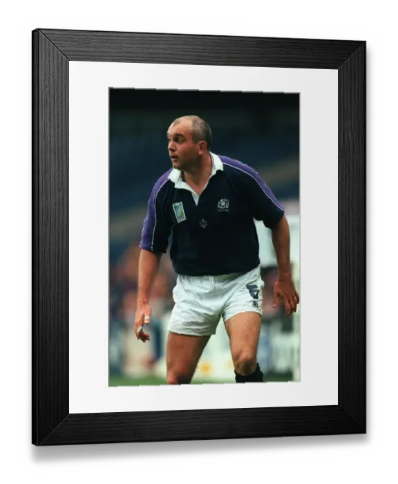 Framed Print : Andy Reed Scotland Rugby Union 14 October 1999 Date: 14 October 1999 Framed Print : Andy Reed Scotland Rugby Union 14 October 1999 Date: 14 October 1999