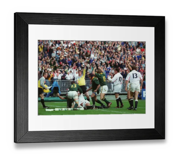 Framed Print : Van Der Westhuizen Scores Try Framed Print : Van Der Westhuizen Scores Try