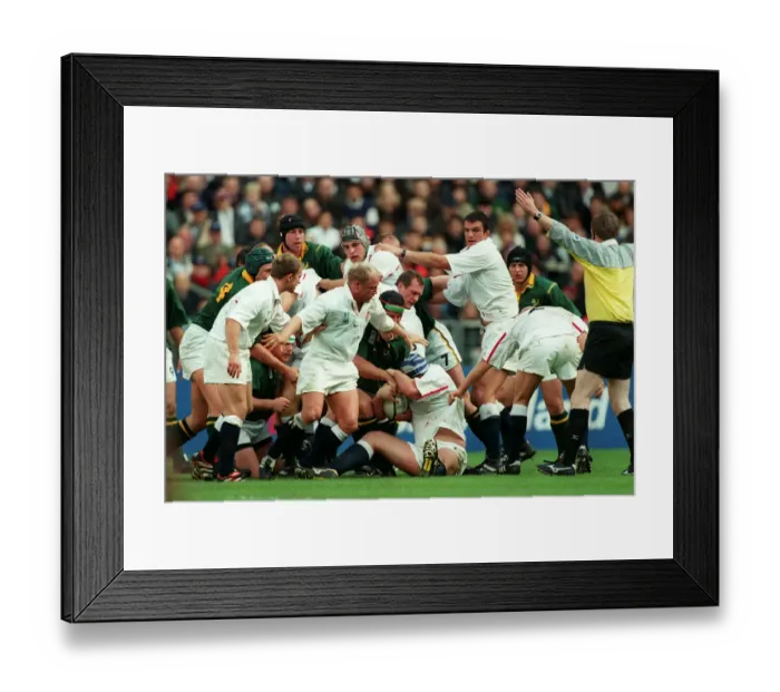 Framed Print : Phil Vickery Hangs On Framed Print : Phil Vickery Hangs On