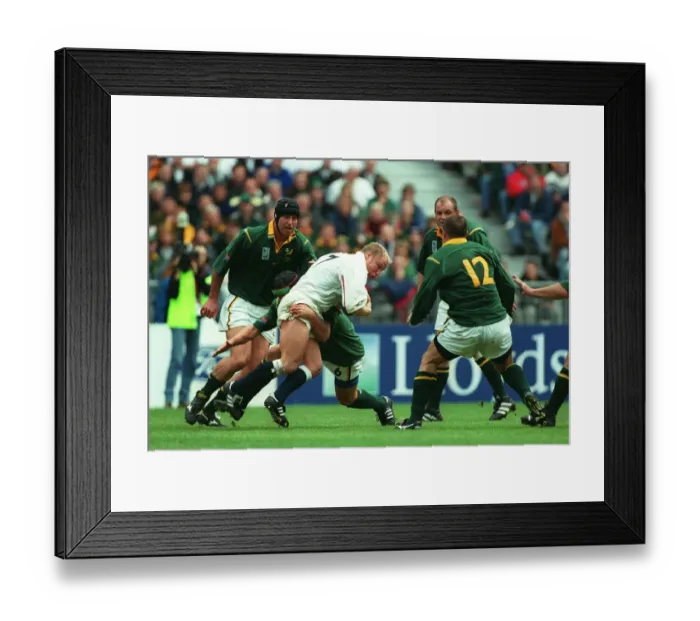 Framed Print : Neil Back & Rassie Erasmus Framed Print : Neil Back & Rassie Erasmus