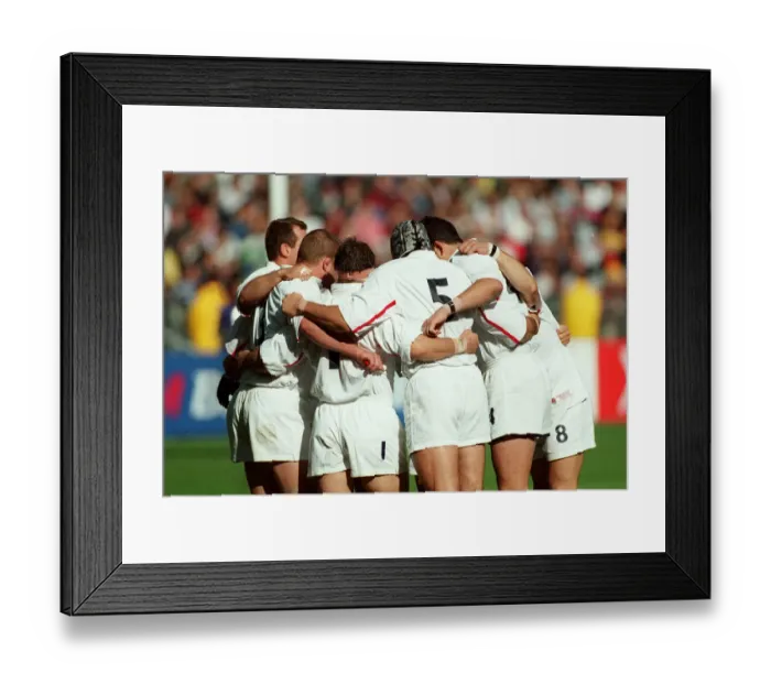 Framed Print : England Team Talk Framed Print : England Team Talk