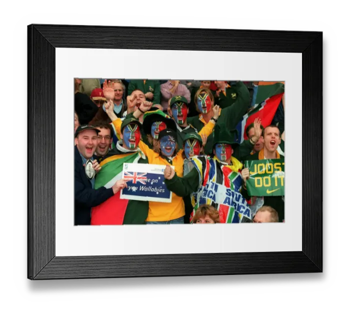 Framed Print : South Africa Fans Framed Print : South Africa Fans