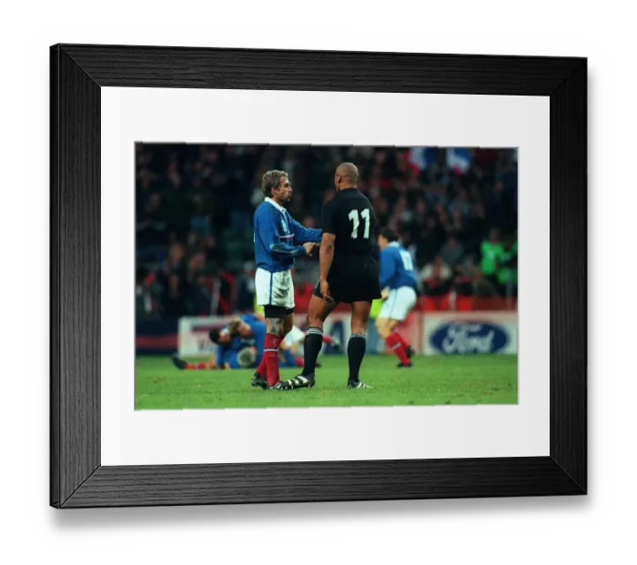 Framed Print : Jonah Lomu & Bernat Salles Framed Print : Jonah Lomu & Bernat Salles