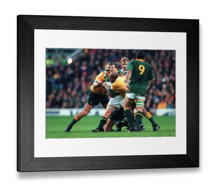 Framed Print : Robbie Fleck & George Gregan Framed Print : Robbie Fleck & George Gregan