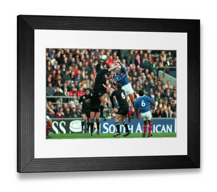 Framed Print : Abdelatif Benazzi, Norm Maxwell