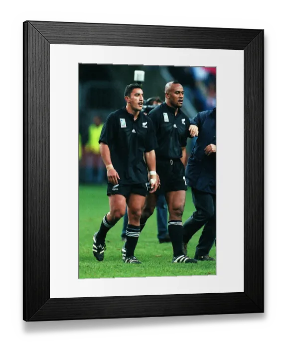 Framed Print : Jonah Lomu & Daryl Gibson Framed Print : Jonah Lomu & Daryl Gibson