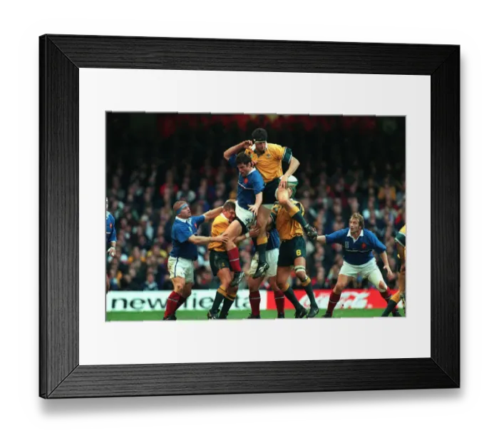 Framed Print : John Eales & Fabien Pelous Framed Print : John Eales & Fabien Pelous