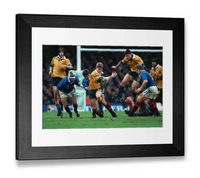 Framed Print : Tim Horan & Fabien Pelous Framed Print : Tim Horan & Fabien Pelous