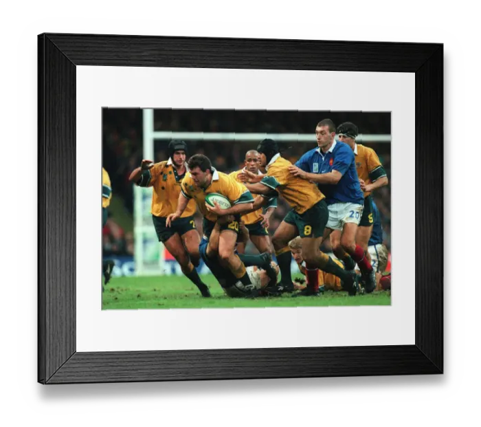 Framed Print : Owen Finegan Charges Forward Framed Print : Owen Finegan Charges Forward