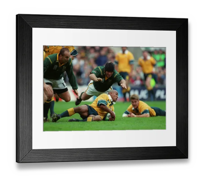 Framed Print : George Gregan & Naka Drotske Framed Print : George Gregan & Naka Drotske