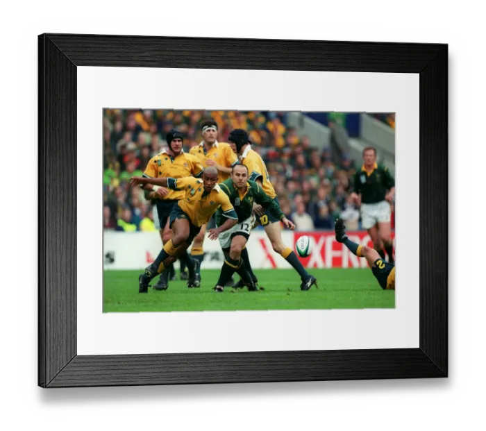 Framed Print : George Gregan & Pieter Muller Framed Print : George Gregan & Pieter Muller