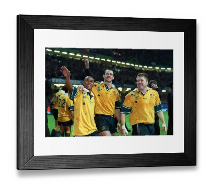 Framed Print : George Gregan, Wilson & Blades Framed Print : George Gregan, Wilson & Blades
