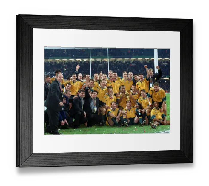 Framed Print : Australia Celebrate World Cup Framed Print : Australia Celebrate World Cup