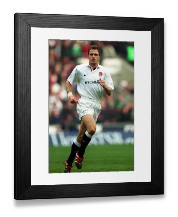 Framed Print : Mike Catt England and Bath Rugby Union 05 February 2000 Date: 05 February 2000