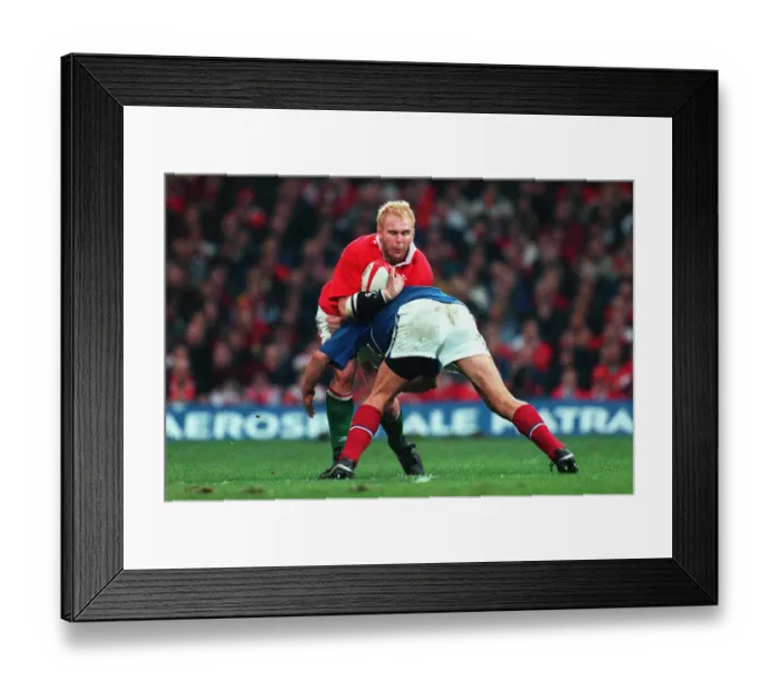 Framed Print : Fabien Pelous & Scott Quinnell Framed Print : Fabien Pelous & Scott Quinnell