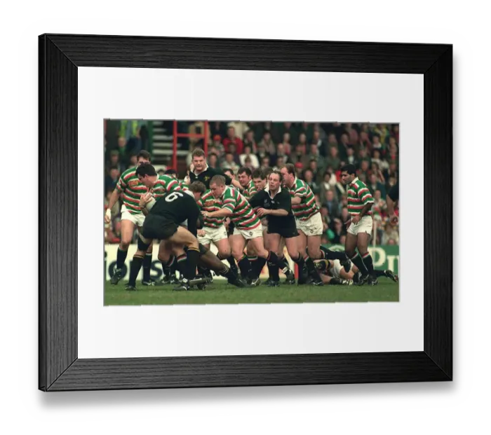 Framed Print : Laurence Dallaglio & Johnson Framed Print : Laurence Dallaglio & Johnson