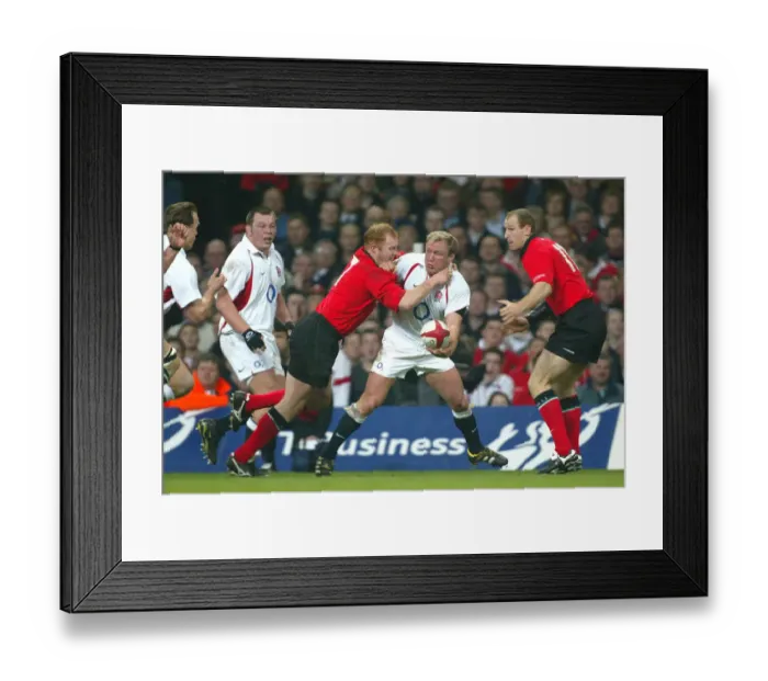 Framed Print : Neil Back & Martyn Williams