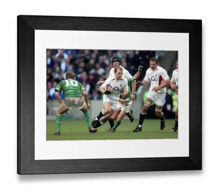 Framed Print : Matt Dawson & Ronan O Gara Framed Print : Matt Dawson & Ronan O Gara