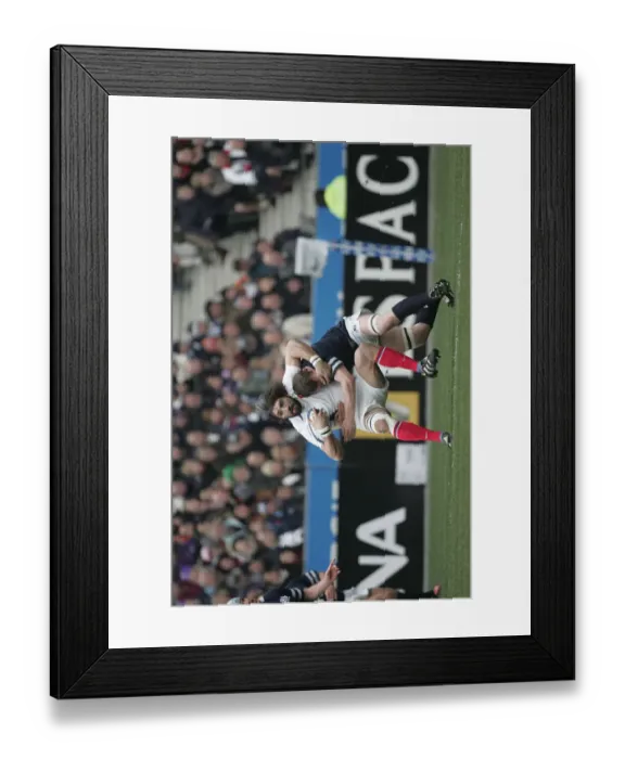 Framed Print : Sebastien Chabal & Jason White Framed Print : Sebastien Chabal & Jason White