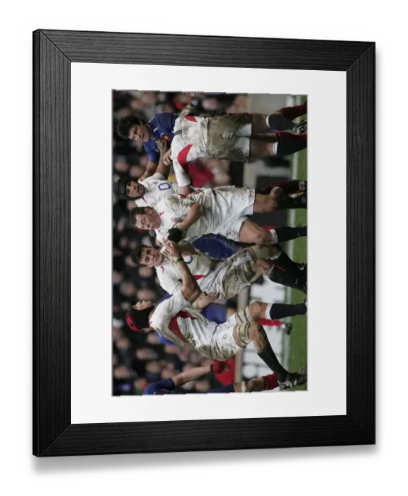 Framed Print : Steve Borthwick In Action Framed Print : Steve Borthwick In Action