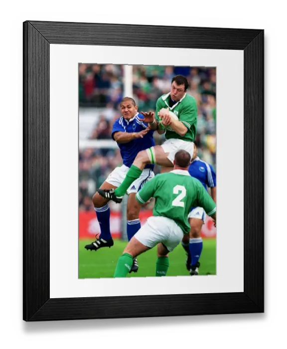 Framed Print : Michael Galwey Catches The Bal Framed Print : Michael Galwey Catches The Bal