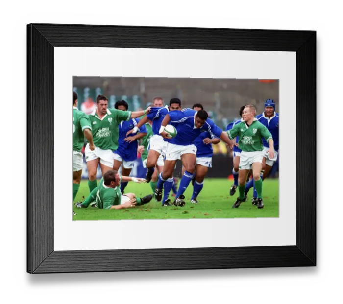 Framed Print : Kitiona Viliamu In Action Framed Print : Kitiona Viliamu In Action