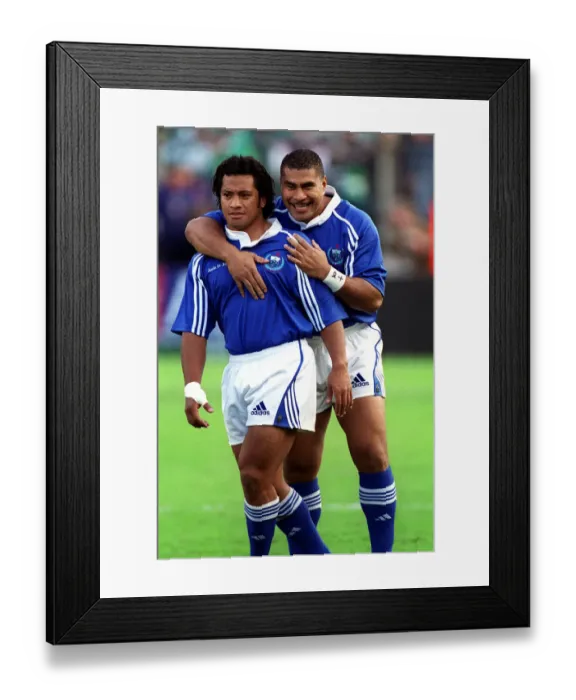 Framed Print : Earl Va A & Va Aiga Tuigamala Framed Print : Earl Va A & Va Aiga Tuigamala